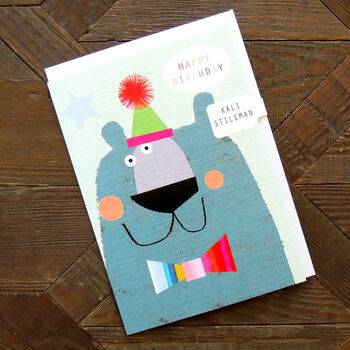 Happy Birthday Bear Card, 5 of 5