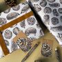 Hedgehog Watercolour Gift Wrap, thumbnail 2 of 12