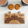Oak Veneer Personalised Jigsaw Coasters Hindu Design, thumbnail 6 of 7