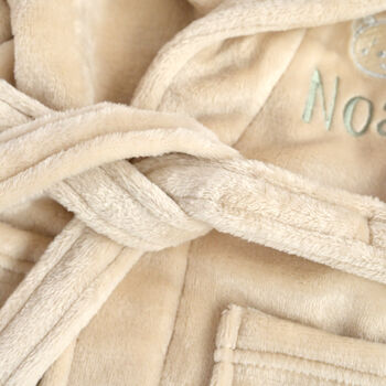 Personalised Teddy Ear Baby Robe Gift, 10 of 12