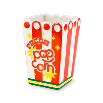 Kitsch Ceramic Popcorn Vase, 2 of 3