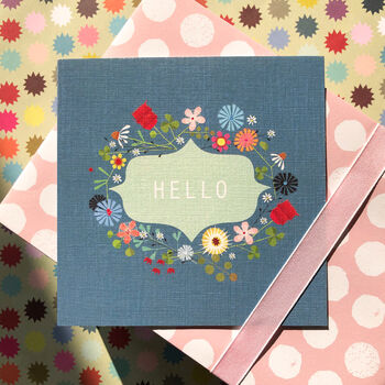 Floral Hello Greetings Card, 3 of 5
