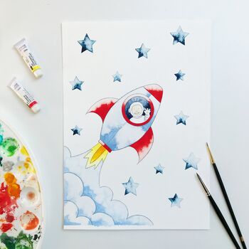 Out Of This World Space Art Print, 3 of 5