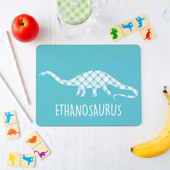 Children's Personalised Dinosaur Placemat, 11 of 12