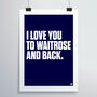 Waitrose Print, thumbnail 4 of 4