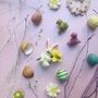 Handmade Felt Easter Eggs Decoration, Set Of Five, thumbnail 4 of 6