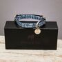 The Salcombe Nautical Blue Anchor Design Dog Collar, thumbnail 2 of 7