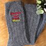 Men’s Personalised Thick Warm Fun Bamboo Socks Gift, thumbnail 3 of 8