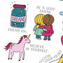 Christening Hopes And Dreams Print From Godparent, thumbnail 9 of 12