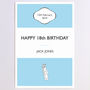 Personalised Birthday Stripe Birthday Card, thumbnail 5 of 11