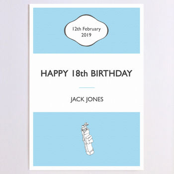 Personalised Birthday Stripe Birthday Card, 5 of 11