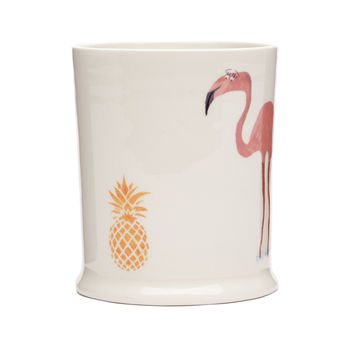 Illustrated Flamingo And Pineapple Mug, 2 of 3
