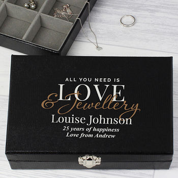 Personalised Large Jewellery Box, 3 of 7