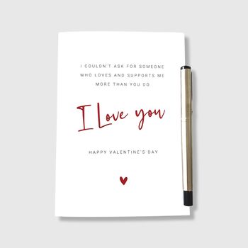 Valentines Day Card Love And Support, 4 of 7