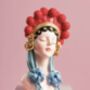 Flower Girl Small Head Statue, thumbnail 3 of 3