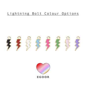 Personalised Bag Charm With Rainbow Links, 8 of 9