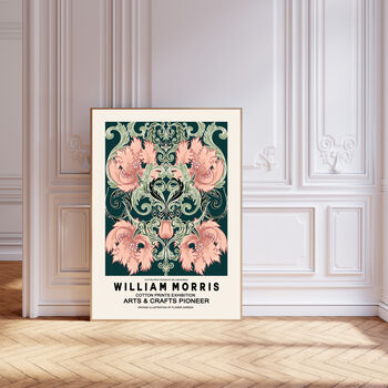 William Morris Peach Melody Set Of Two Prints, 2 of 3