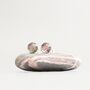 Small Pink Fused Glass Sterling Silver Stud Earrings, thumbnail 9 of 12