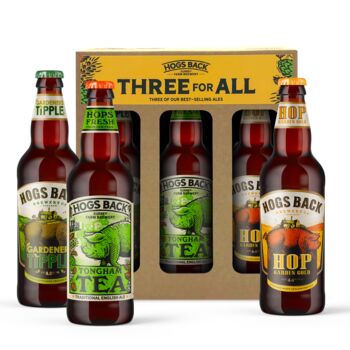 Hogs Back Brewery Three For All Beer Gift Set, 4 of 7