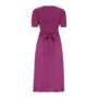 Ruby Dress In Mulberry Vintage 1940s Style, thumbnail 2 of 3