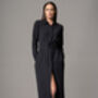 Romina Black Waist Defining Classic Shirt Dress, thumbnail 2 of 4