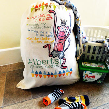 Personalised Child's Laundry Bag, 3 of 12