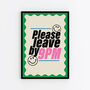 Personalised 'Please Leave By 9pm' Quote Print, thumbnail 2 of 8