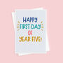 Happy First Day Back At School Card For Kids, thumbnail 6 of 7