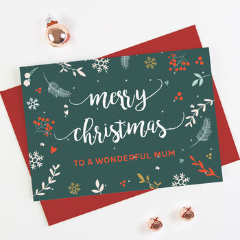 Mum Christmas Card By Norma&amp;Dorothy | notonthehighstreet.com