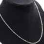 925 Silver Bead Chain Necklace, thumbnail 2 of 4
