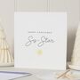 Personalised Sister Christmas Card Star Design, thumbnail 1 of 7