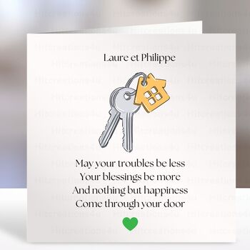 New Home Card With Irish Blessing, 2 of 3