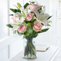 Simply Pink Rose And Lily Bouquet, thumbnail 1 of 2