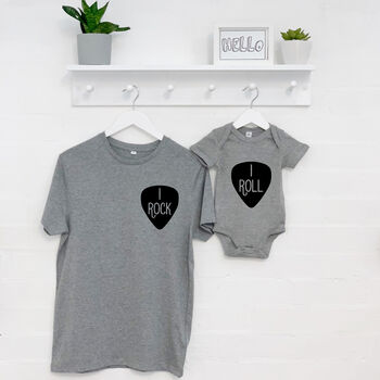 Rock And Roll Father And Baby Set, 4 of 6