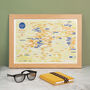 Scratch Off London's Blue Plaques Gift Print, thumbnail 1 of 7