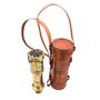 Brass Handheld Antique Finish Telescope And Leather Case, thumbnail 4 of 7