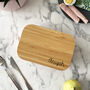 Personalised Bamboo Lunch Box, thumbnail 3 of 5