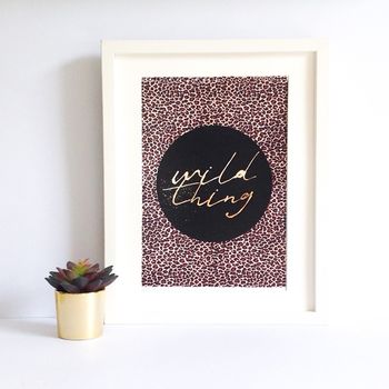 Wild Thing Leopard Giclee Print, 3 of 4