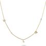 Solid 9k Gold Personalised Charm Necklace, thumbnail 6 of 7