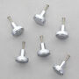 Chrome Patterned Cabinet Pull Knobs, thumbnail 4 of 4