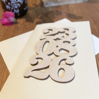 Personalised Save The Date Card, 5 of 8