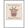 Personalised Reindeer Christmas Card For Him Or Her, thumbnail 10 of 12