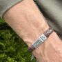 Personalised Brown Leather Pet Remembrance Urn Clasp Bracelet, thumbnail 6 of 12