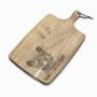 Personalised French Bulldog Engraved Acacia Serving Board, thumbnail 5 of 11