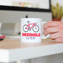 Personalised Bikeoholic Ceramic Mug, thumbnail 1 of 5