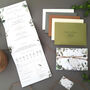 Eucalyptus Wedding Invitations Sample, thumbnail 3 of 10