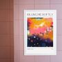 Roberta Flack Killing Me Softy Abstract Song Art Print, thumbnail 1 of 3