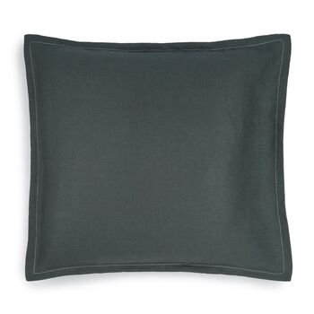 Cot Size Duvet Set In Green Blue Linen By Nobodinoz, 2 of 4