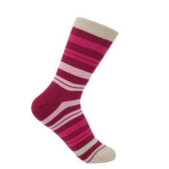 Elizabeth Punch And Tri Red Women's Socks Bundle, 3 of 4