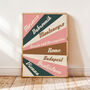 Retro Style Personalised Places/Travel Poster, thumbnail 2 of 9